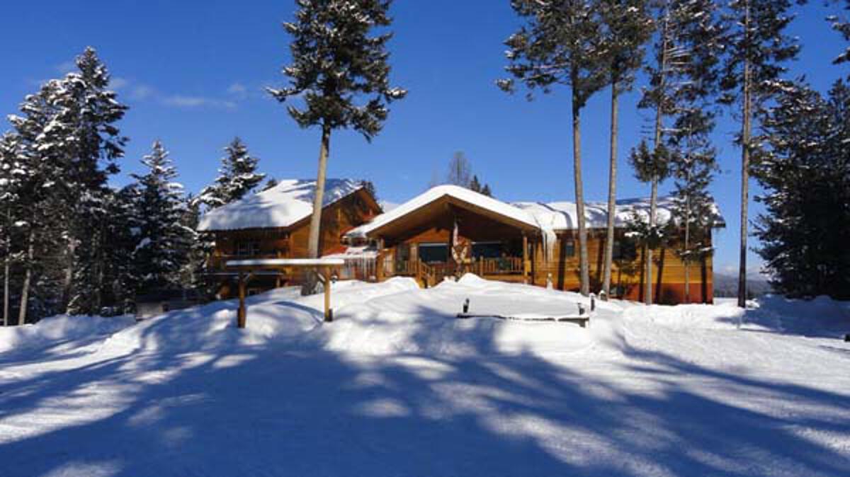 The Main Lodge in a Blanket of Winter Snow